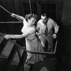 WOMAN IN HIDING, from left: Ida Lupino, Stephen McNally, 1950