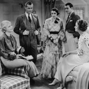 WHEN LADIES MEET, Ann Harding, Robert Montgomery, Alice Brady, Martin Burton, Myrna Loy, 1933