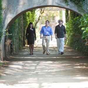 THE TRIP TO ITALY, Rob Brydon (center), Steve Coogan (right), 2014. ©IFC Films