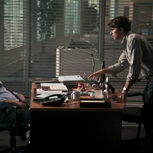 (L-R) David Koechner as Dennis and Miles Fisher as Peter in "Final Destination 5."