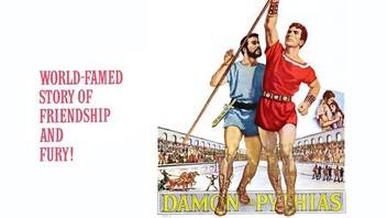 1962 Damon and Pythias Insert Movie Poster 14 x 36 Guy