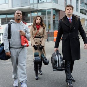 Fairly Legal, Sarah Shahi (L), Ryan Johnson (R), 'Gimme Shelter', Season 2, Ep. #5, 04/13/2012, ©USA
