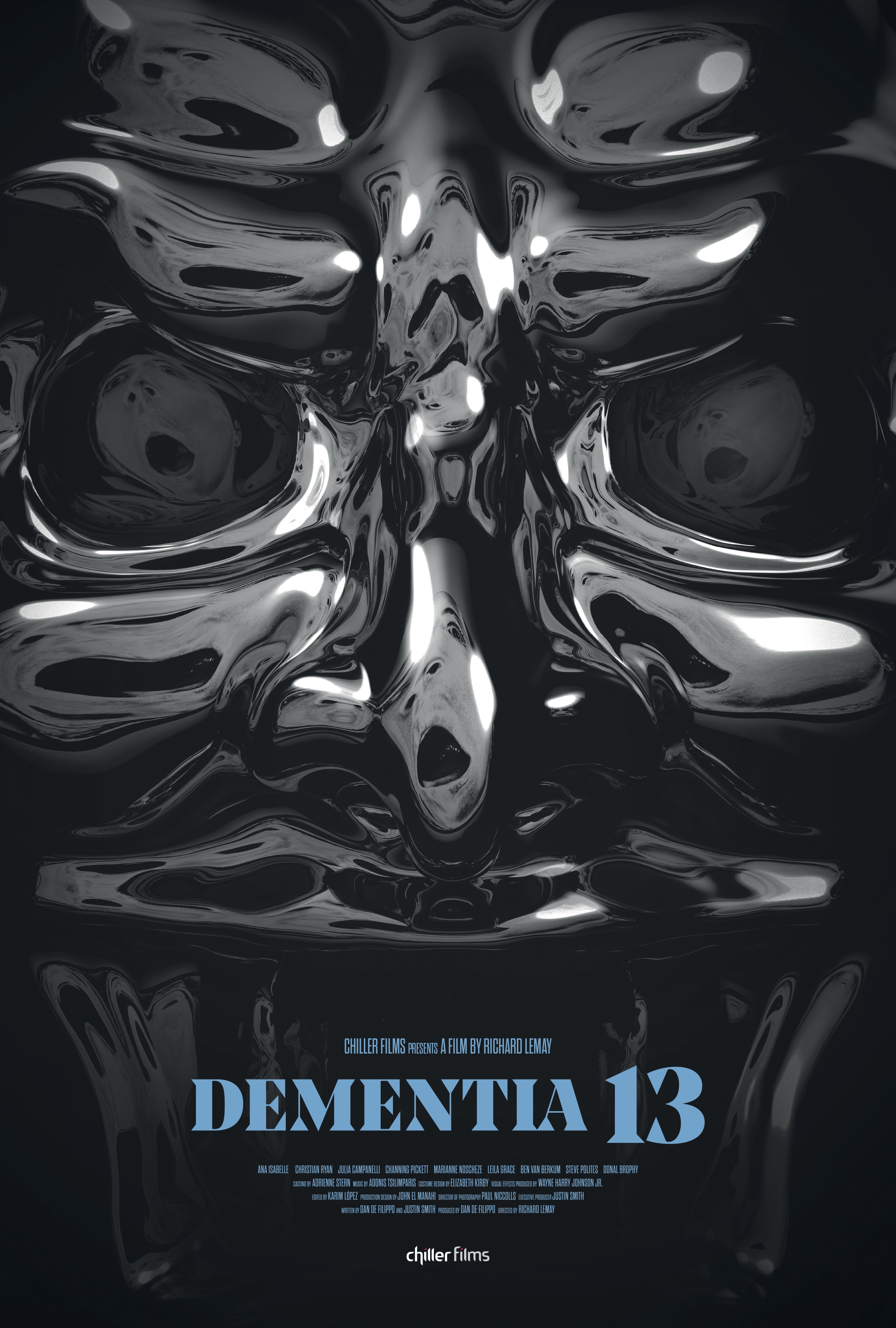 Безумие 2017. Dementia 13 (2017). Безумие 13 Постер.