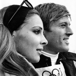 DOWNHILL RACER, Camilla Sparv, Robert Redford, 1969.