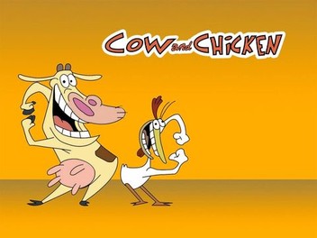 2-COW & CHICKEN & 1-JOHNNY BRAVO Cartoon Network STARRING 2-#13 & 1-#17