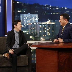 Jimmy Kimmel Live, Christopher Mintz-Plasse (L), Jimmy Kimmel (R), 'Season 11', ©ABC
