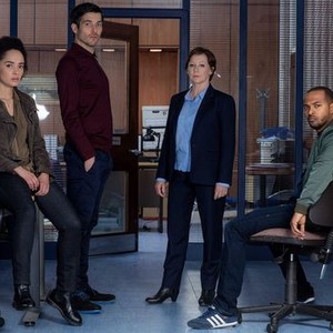 Karla Crome, Rob James-Collier, Lindsey Coulson and Noel Clarke (from left)