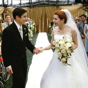 AMERICAN WEDDING, Jason Biggs, Alyson Hannigan, 2003, (c) Universal