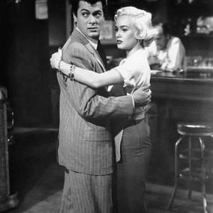 THE ALL AMERICAN, from left, Tony Curtis, Mamie Van Doren, 1953