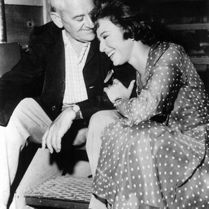 BEN-HUR, director William Wyler, Haya Harareet on set, 1959