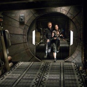 PANDORUM, from left: Ben Foster, Antje Traue, 2009. ph: Jay Maidment/©Overture Films