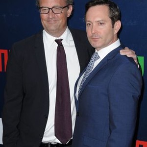 Matthew Perry, Thomas Lennon at arrivals for TCA Summer Press Tour: CBS, The Beverly Hilton Hotel, Beverly Hills, CA August 10, 2015. Photo By: Dee Cercone/Everett Collection