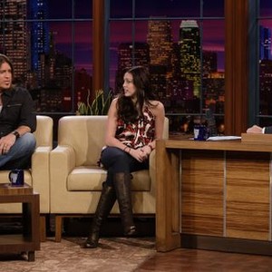 The Tonight Show With Jay Leno, Billy Ray Cyrus (L), Miley Cyrus (C), Jay Leno (R), 'Season', ©NBC