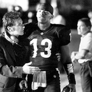 Al Pacino and Jamie Foxx in Warner Brothers' Any Given Sunday