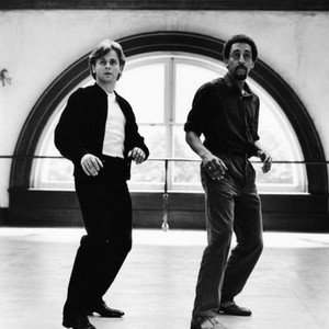 WHITE NIGHTS, from left, Mikhail Baryshnikov, Gregory Hines, 1985, ©Columbia Pictures
