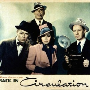 BACK IN CIRCULATION, Regis Toomey, Joan Blondell, Pat O'Brien, Eddie Acuff, 1937