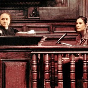 THE JUROR, from left: Michael Constantine, Demi Moore, 1996. ©Columbia Pictures