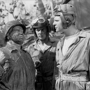 SALUTE TO THE MARINES, from left: Wallace Beery, Mark Daniels, Donald Curtis, 1943