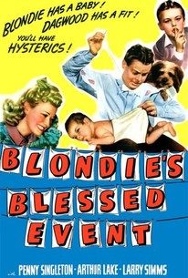 Poster for Blondie's Blessed Event