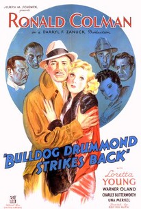 Poster for Bulldog Drummond Strikes Back