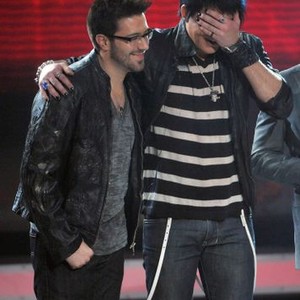 American Idol, Adam Lambert (L), Danny Gokey (R), Season 8, 1/13/2009, ©FOX