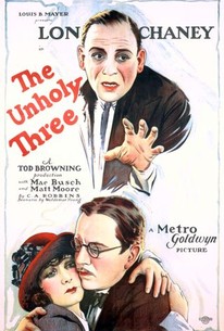 The Unholy Three poster