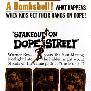 DOPE STAKEOUT ON DOPE STREET ORIGINAL LOBBY CARD YALE WEXLER 1958 