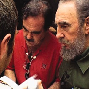 Oliver Stone and Fidel Castro in Oliver Stone's COMANDANTE. photo 13