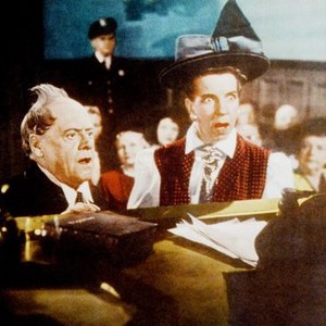 JIGGS AND MAGGIE IN COURT, from left, Joe Yule, Renie Riano, 1948