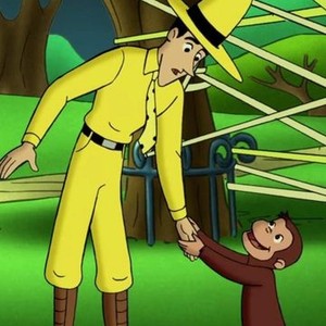 Curious George And The Man With The Yellow Hat Holding Hands