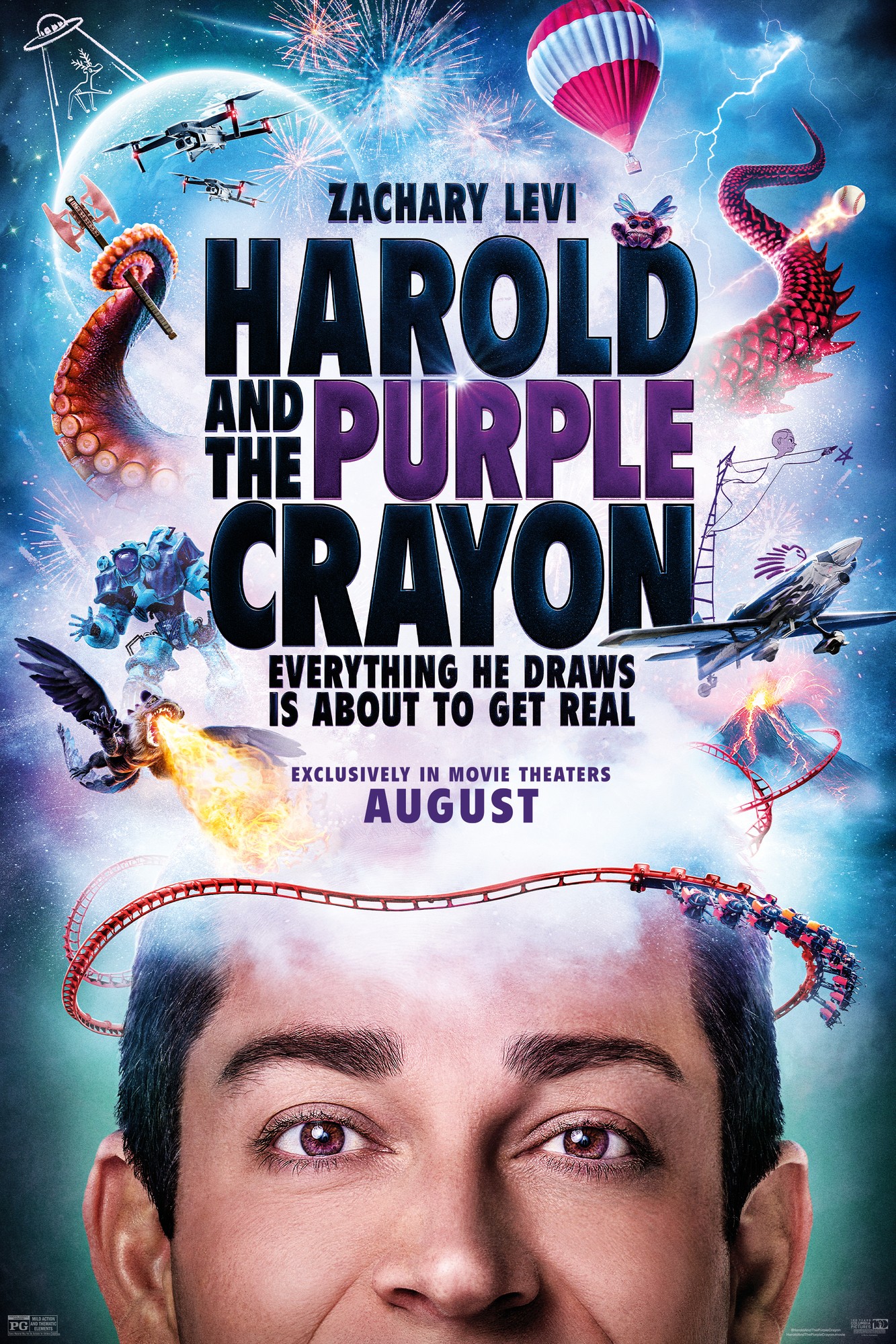 Harold and the Purple Crayon Extended Preview Trailers & Videos