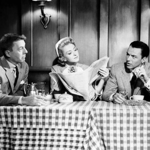 THE TENDER TRAP, David Wayne, Celeste Holm, Frank Sinatra, 1955