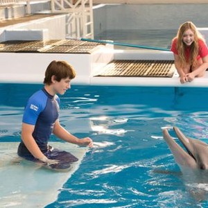 DOLPHIN TALE 2, from left: Nathan Gamble, Cozi Zuehlsdorff, 2014. ph: Wilson Webb/©Warner Bros. Pictures