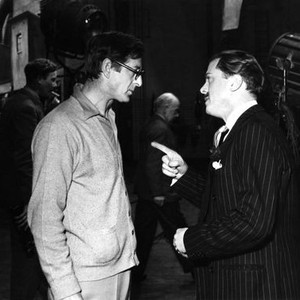 I'M ALL RIGHT JACK, from left: director John Boulting, Richard Attenborough on set, 1959, iarj1959ps-fsct13(iarj1959ps-fsct13)