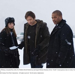 Amanda Peet, David Duchovny and Alvin (Xzibit) Joiner in "The X-Files: I Want to Believe"