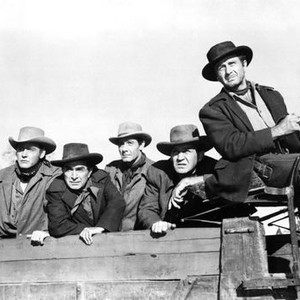 RAGE AT DAWN, Myron Healy, J. Carrol Naish, Richard Garland, Forrest Tucker, 1955