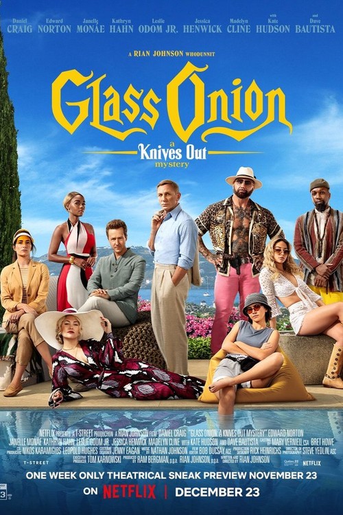 Glass Onion: A Knives Out Mystery poster
