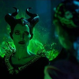 Angelina Jolie is Maleficent and Elle Fanning is Aurora in "Maleficent: Mistress of Evil."
