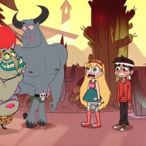 Star vs. the Forces of Evil, Dee Dee Rescher (L), Eden Sher (C), Adam McArthur (R), 'Matchmaker/School Spirit', Season 1, Ep. #2, 03/30/2015, ©DISNEYXD