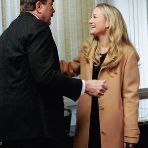 Blue Bloods, Tom Selleck (L), Sarah Wynter (R), 'Protest Too Much', Season 3, Ep. #17, 03/08/2013, ©CBS