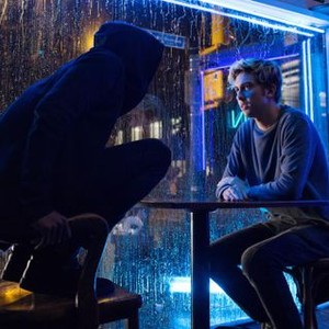 DEATH NOTE, FROM LEFT:  LAKEITH STANFIELD, NAT WOLFF, 2017. PH: JAMES DITTIGER/© NETFLIX