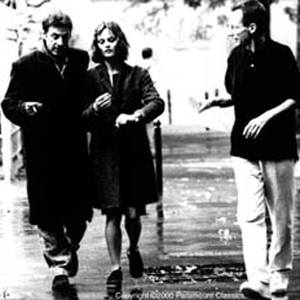 Patrice Leconte directs stars Vanessa Paradis and Daniel Auteuil on the set.