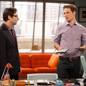 Men at Work, Adam Busch (L), Michael Cassidy (R), 'I Take Thee, Gibbs', Season 3, Ep. #4, 02/05/2014, ©TBS