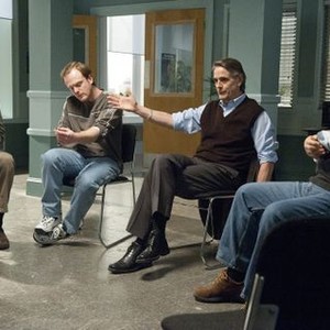 Law &amp; Order: Special Victims Unit, Geoffrey Cantor (L), Jeremy Bobb (C), Jeremy Irons (R), 'Mask', Season 12, Ep. #13, 01/12/2011, ©NBC