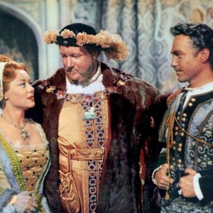 THE SWORD AND THE ROSE, Glynis Johns, James Robertson-Justice, Richard Todd, 1953