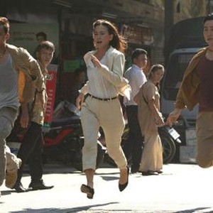 TRIPLE THREAT, FROM LEFT: TONY JAA, CELINA JADE, TIGER HU CHEN, 2019. © WELL GO USA