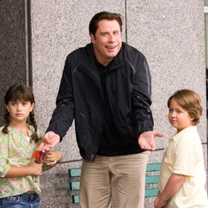 (L-R) Ella Bleu Travolta as Emily, John Travolta as Charlie and Conner Rayburn as Zach in "Old Dogs." photo 4