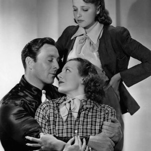 BORDER G-MAN, clockwise from top: Laraine Day, Rita La Roy, George O'Brien, 1938