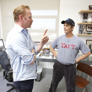 (L-R) Morgan Spurlock and Peter Berg in "Pom Wonderful Presents: The Greatest Movie Ever Sold." photo 16