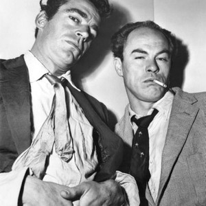 KISS ME DEADLY, from left: Jack Elam, Jack Lambert, 1955